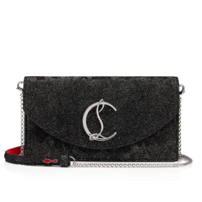 Mini Bolsos Loubi54 Christian Louboutin Mujer - Negros/Plateados - 1210762BK01